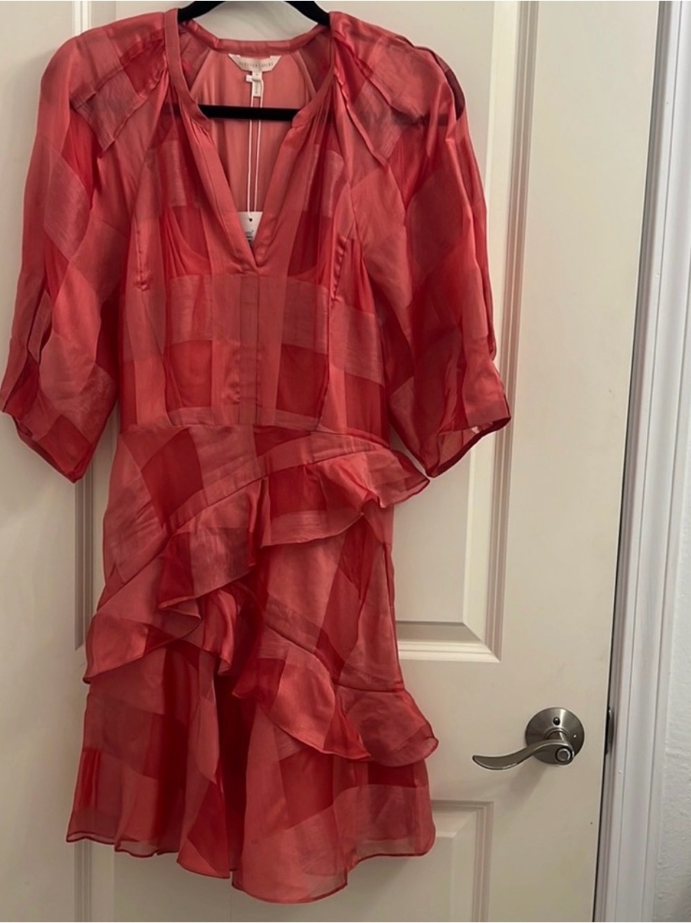Rebecca Taylor Coral-Red Dress